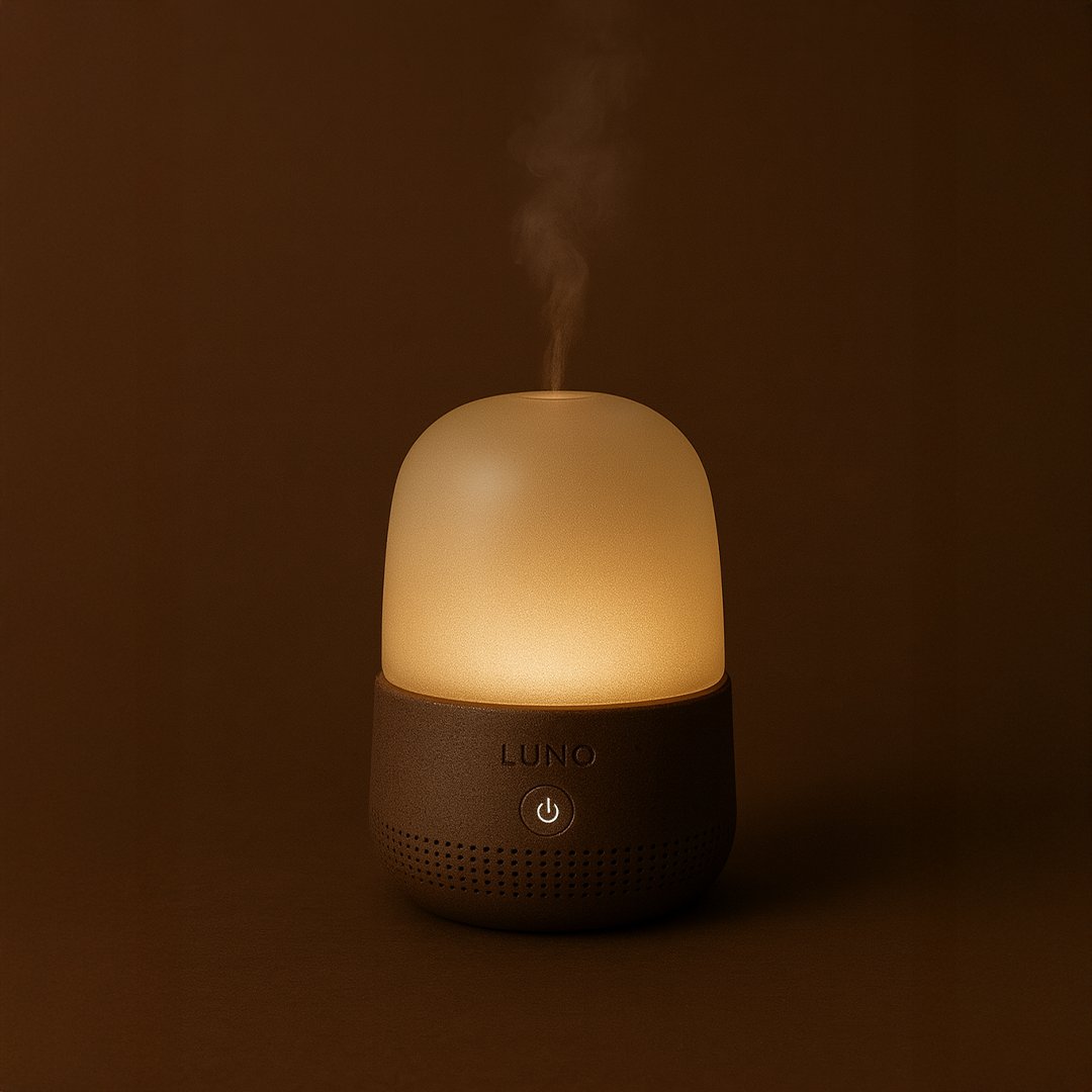 LUNO — ciemna wersja z bursztynowym blaskiem